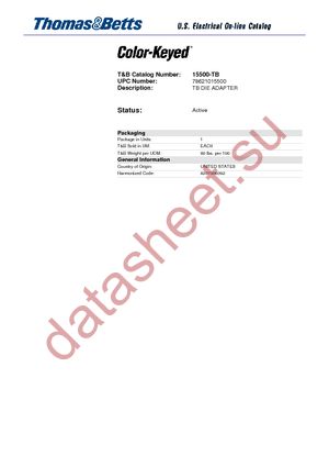 15500-TB datasheet  